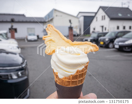 【日本】在停車場吃香草冰淇淋配炸蝦餅乾 【日本】在停車場吃香草冰淇淋配炸蝦餅乾 131750175