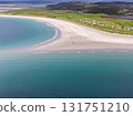 Aerial view of Portnoo and Inishkeel in County Donegal, Ireland 131751210