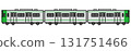 Train illustration green 131751466