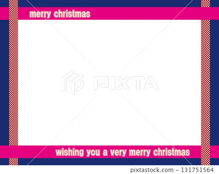 Merry Christmas frame white space dots Merry Christmas frame white space dots 131751564