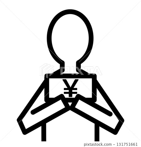 日圓鈔票顯示商業和金融符號 131751661