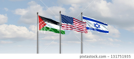 American Israel Palestine Peace 131751935