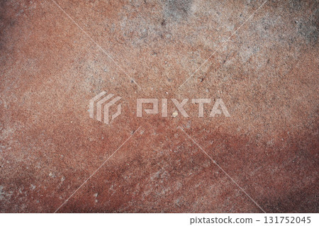 Red rustic flint stone texture surface 131752045