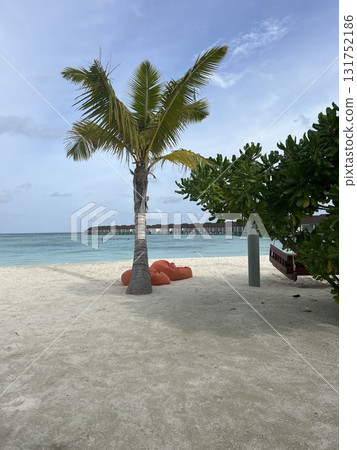 Maldives Paradise Island with Beach Swing and Loungers Maldives Paradise Island with Beach Swing and Loungers 131752186
