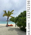 Maldives Paradise Island with Beach Swing and Loungers 131752198