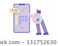 Application for booking management concept 131752630