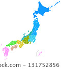 Dividable map of the Japanese archipelago 131752856