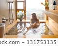 Morning Bath with a View 131753135