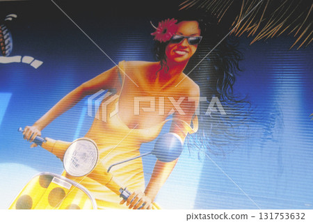 A slightly old Southern Hemisphere landscape Cafe mural 131753632