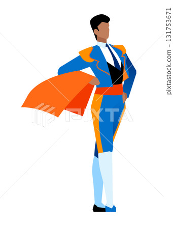 Matador - colorful flat design style illustration 131753671