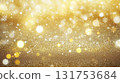Golden glitter background material 131753684