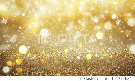 金色閃光背景材料 131753684