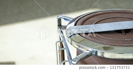 昭和時代的懷舊爐子圖片 131753731