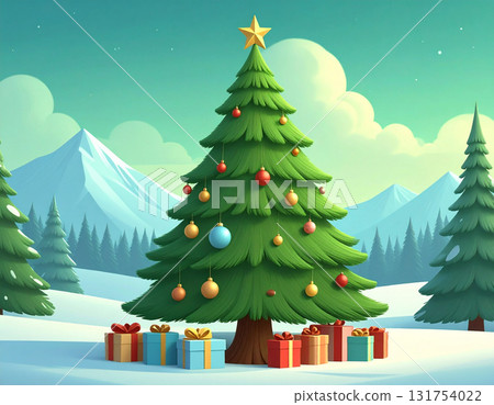 Fir tree christmas tree 131754022