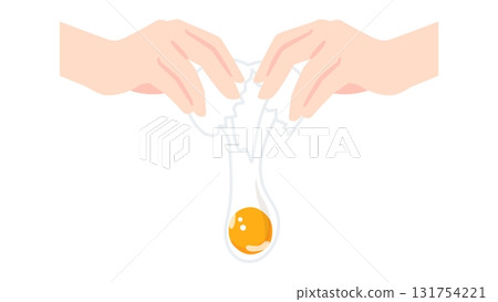 用雙手敲雞蛋 131754221