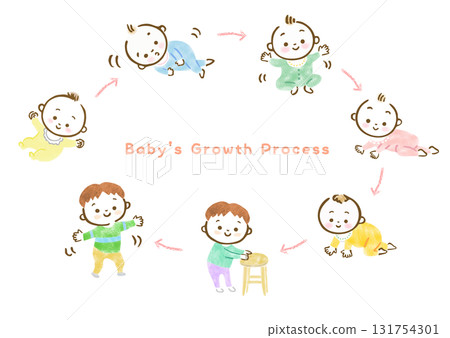 寶寶發育過程圖解 131754301
