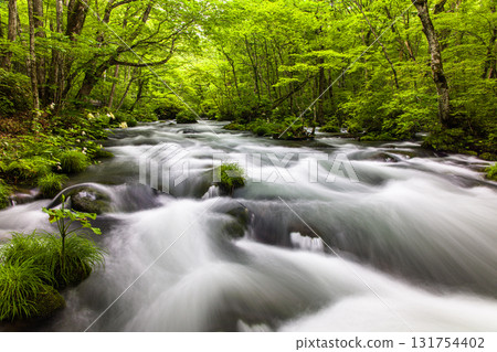 [Aomori Prefecture_Oirase Gorge_Sanran Flow] A refreshing location 131754402