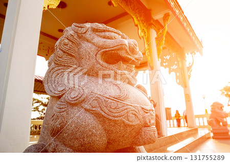 Symbols of Buddhism. South-Eastern Asia. Details of buddhist temple in Thailand. Symbols of Buddhism. South-Eastern Asia. Details of buddhist temple in Thailand. 131755289