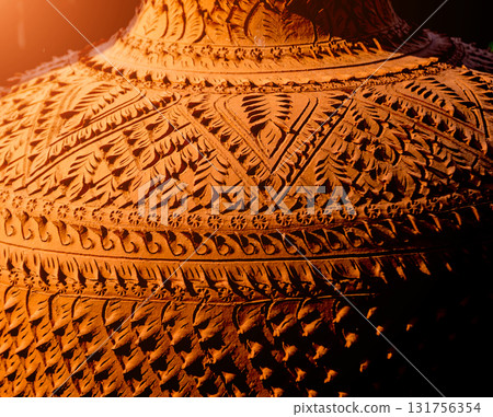 Luxury landscape design of the tropical garden.  131756354