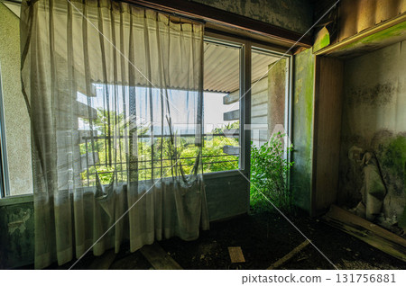 Abandoned hotel in the mountains Abandoned hotel in the mountains 131756881