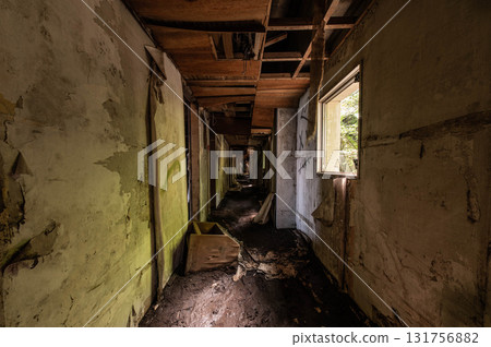 Abandoned hotel in the mountains 131756882