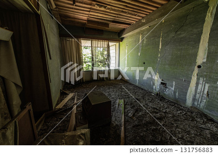 Abandoned hotel in the mountains Abandoned hotel in the mountains 131756883