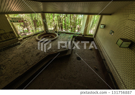 Abandoned hotel in the mountains Abandoned hotel in the mountains 131756887