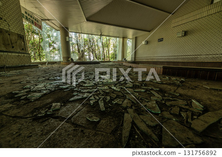 Abandoned hotel in the mountains Abandoned hotel in the mountains 131756892