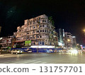 French colonial architecture shining at night in Phnom Penh, Cambodia | A fantastical cityscape filled with history and exotic atmosphere 131757701