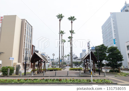 [Tokushima Prefecture] View from the Awa Odori Hall towards the station 131758035