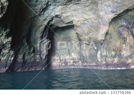 Inside a Sea Cave on the Algarve Coast, Portugal Inside a Sea Cave on the Algarve Coast, Portugal 131758166