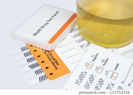 Multi drug test panels for rapid detection of common drug types in urine 131758336