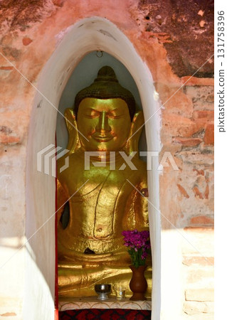 緬甸，蒲甘，瑞山陀佛塔，寶塔，佛像 131758396