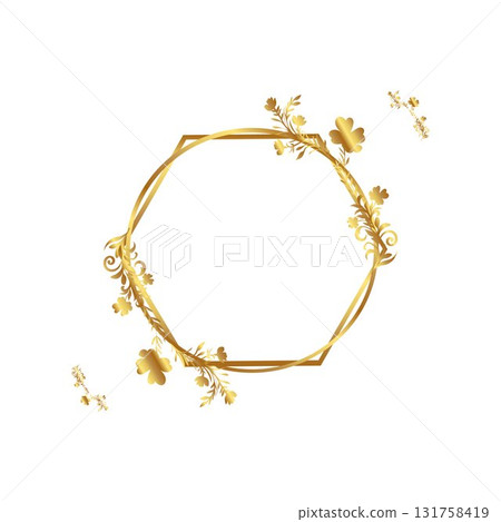 Flowers hexagon circle free vector illustration Flowers hexagon circle free vector illustration 131758419