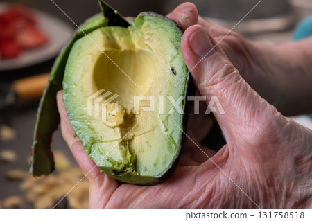 Avocado is a fruit with many benefits, omega, vitamins and minerals, persea americana Avocado is a fruit with many benefits, omega, vitamins and minerals, persea americana 131758518