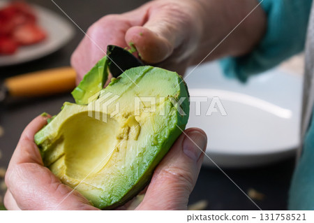 Avocado is a fruit with many benefits, omega, vitamins and minerals, persea americana Avocado is a fruit with many benefits, omega, vitamins and minerals, persea americana 131758521