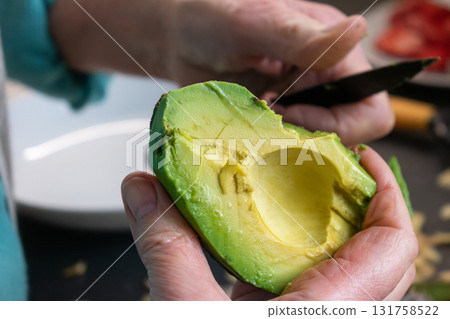 Avocado is a fruit with many benefits, omega, vitamins and minerals, persea americana Avocado is a fruit with many benefits, omega, vitamins and minerals, persea americana 131758522