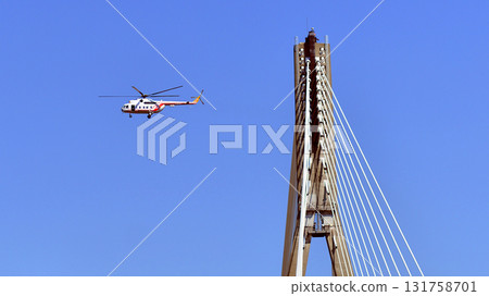 flight, low pass, poland, destination, aeroplane, aviation, skyline, aerial, famous place, scenic, bridge cables, cloud, air defense, air show, government helicopter, helicopter, over pass, cityscape, flight, low pass, poland, destination, aeroplane, aviation, skyline, aerial, famous place, scenic, bridge cables, cloud, air defense, air show, government helicopter, helicopter, over pass, cityscape, 131758701