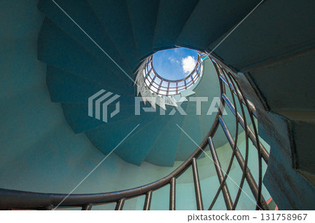 Spiral staircase at Nomiyama Observatory Spiral staircase at Nomiyama Observatory 131758967