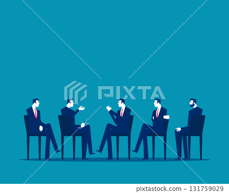 Therapy .Team counseling with psychologist on psychotherapist session. 131759029