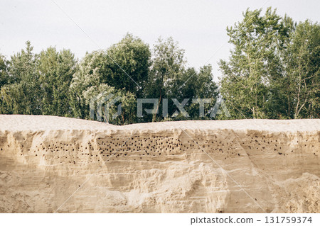 Brown cliff rock formations Textures and patterns backgrounds  131759374
