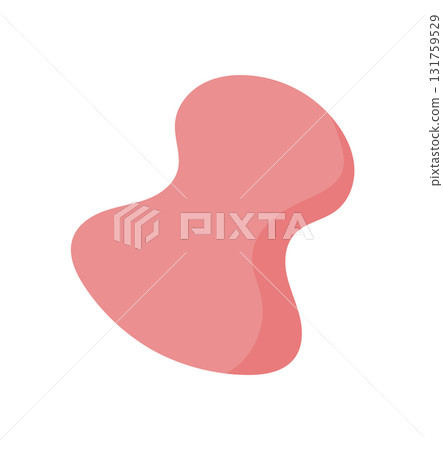 Flat cartoon image of beauty makeup sponge used for cosmetic applications on the face. Simple organic design suitable for skincare and beauty themes. Ideal fashion, hygiene, and woman illustrations. Flat cartoon image of beauty makeup sponge used for cosmetic applications on the face. Simple organic design suitable for skincare and beauty themes. Ideal fashion, hygiene, and woman illustrations. 131759529