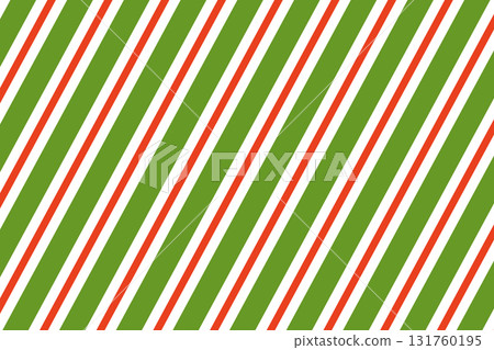 Candy cane diagonal green peppermint and red stripes background, bg, winter holiday simple line wrapping paper texture. Repeating decoration wallpaper. Candy cane diagonal green peppermint and red stripes background, bg, winter holiday simple line wrapping paper texture. Repeating decoration wallpaper. 131760195