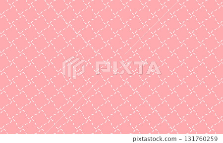 Pink houndstooth swastika pattern made of diagonally tilted, non-crossing dashed lines Pink houndstooth swastika pattern made of diagonally tilted, non-crossing dashed lines 131760259