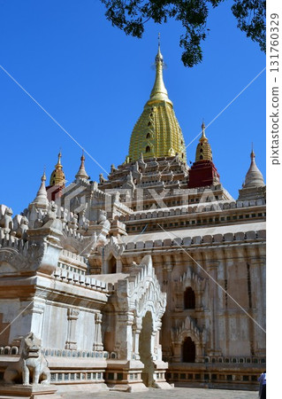 Ananda Temple, Bagan, Myanmar, the most beautiful architecture in Bagan Ananda Temple, Bagan, Myanmar, the most beautiful architecture in Bagan 131760329
