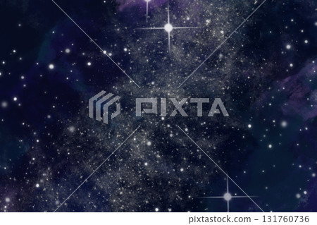 星空插畫背景插畫素材 131760736