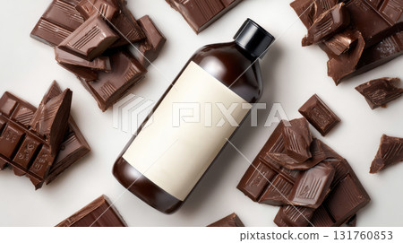 Chocolate  dark bottle set 131760853