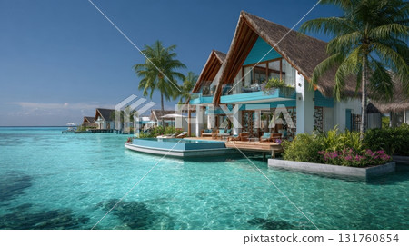 Beachfront villas in paradise 131760854