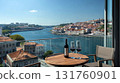 Beautiful river view from a balcony 131760901