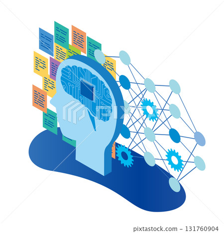 Deep learning image illustration 131760904